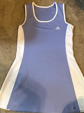 adidas Lavender and White Athletic Tank Dress